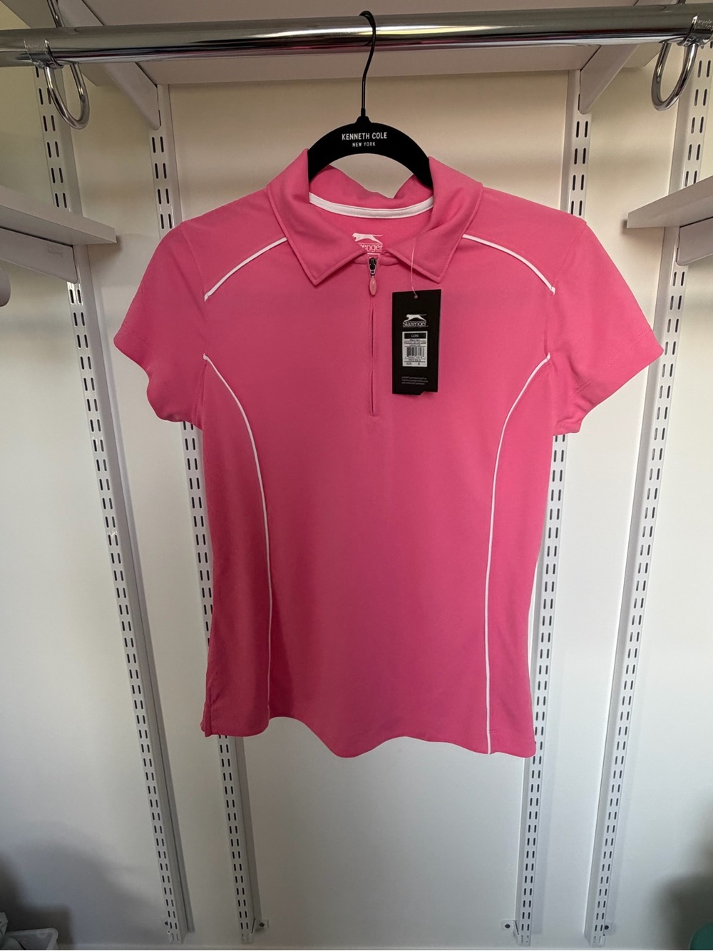 NWT Pink Short-Sleeve golf Polo Top